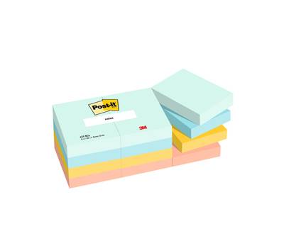 Blocco - 653-BEA - 38 x 51 mm - 100 fogli - colori Beachside - conf. 12 pezzi - Post-it - 7100290157 - 4064035065911 - DMwebShop Blocco - 653-BEA - 38 x 51 mm - 100 fogli - colori Beachside - conf. 12 pezzi - Post-it - 7100290157 - 4064035065911 - DMwebShop