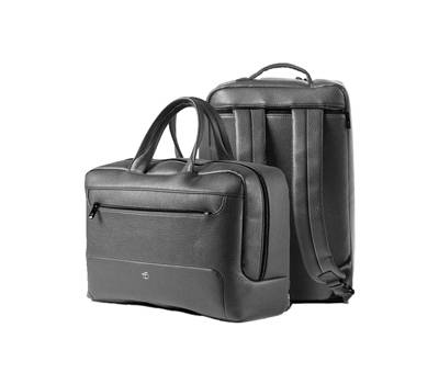 Borsa zainabile bi-bag Gate Trended - 42 x 28 x 14 cm - ecopelle - nero - InTempo - 9235GAT34 - 8029221835477 - DMwebShop