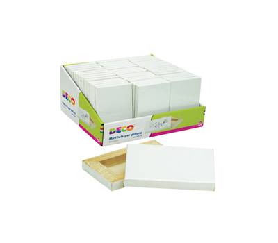 Mini tela - 6,3 x 9 cm - conf. 45 pezzi - Deco - 12699 - 8004957698060 - DMwebShop Mini tela - 6,3 x 9 cm - conf. 45 pezzi - Deco - 12699 - 8004957698060 - DMwebShop