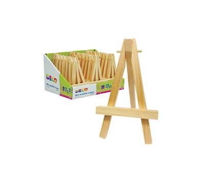 Mini cavalletto - 7 x 12 cm - legno - conf. 24 pezzi - Deco - 12698 - 8004957698046 - DMwebShop