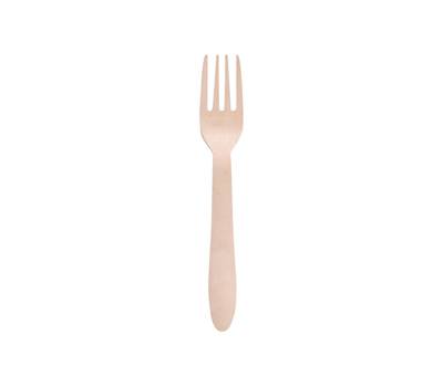 Forchetta monouso in legno - 16,5 cm - conf. 100 pezzi - Signor Bio - WCF100BIO100C - 8055715783603 - DMwebShop