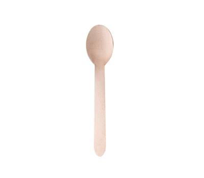 Cucchiaio monouso in legno - 16 cm - conf. 100 pezzi - Signor Bio - WCS001BIO100B - 8055715780695 - DMwebShop