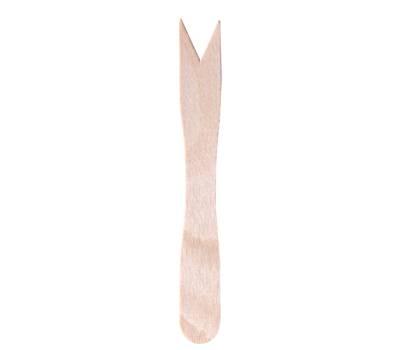 Forchettina monouso in legno - 8,5 cm - conf. 100 pezzi - Signor Bio - WCF002BIO100C - 8055715780633 - DMwebShop
