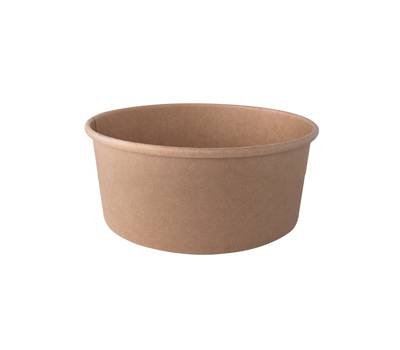 Insalatiera tonde monouso - 750 ml - cartoncino - avana - conf. 50 pezzi - Signor Bio - PBC005BIO50C - 8055715782880 - DMwebShop