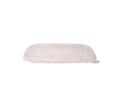 Coperchio in resina - per insalatiere rettangolari 500-750 ml - 17 cm - trasparente - conf. 50 pezzi - Signor Bio - PBL005BIO50B - 8055715783177 - DMwebShop