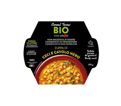 Zuppa ceci e cavolo nero - 300 gr - conf. 6 pezzi - Cereal Terra - 0039725 - 8024336004695 - DMwebShop