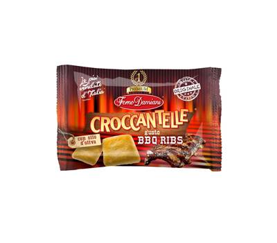 Croccantelle - in sacchetto - 35 gr - gusto bbq ribs - conf. 50 pezzi - Brancato - FDCBR - 8011795103502 - DMwebShop