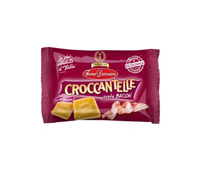 Croccantelle - in sacchetto - 35 gr - gusto bacon - conf. 50 pezzi - Brancato - FDCBA - 8011795100310 - DMwebShop