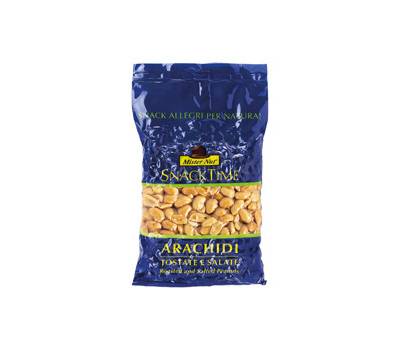 Arachidi tostate e salate - 250 gr - conf. 24 pezzi - Mister Nut - 28033000815 - 8001645002178 - DMwebShop