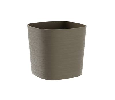 Vaso quadrato Capri - 13 lt - sabbia - Teraplast - 38711029406 - 8051560184831 - DMwebShop