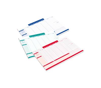 Desk planner Monocromo - da scrivania - 42 x 29,5 cm - colori assortiti - conf. 3 pezzi - Pigna - 023266300 - 8005235209190 - DMwebShop