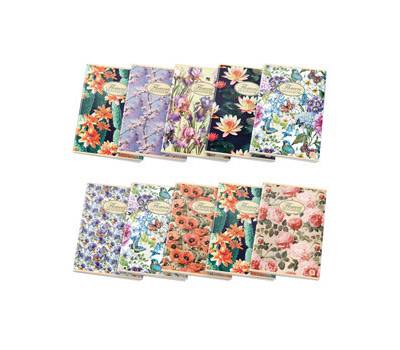Quaderno Nature Flowers - A5 - 5 mm - 42 fogli - 80 gr - conf. 10 pezzi - Pigna - 02088355M - 8005235510371 - DMwebShop