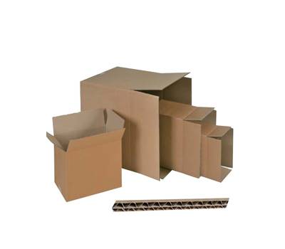 Scatola per imballo - onda doppia - 40 x 40 x 20 cm - cartone - avana - conf. 15 pezzi - No Brand - 98127OD - 8025133125408 - DMwebShop