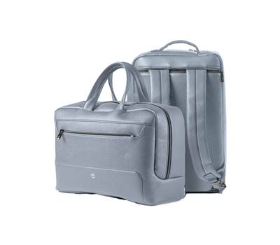 Borsa zainabile bi bag Gate Trended 42 x 28 x 14 cm ecopelle azzurro - 21044