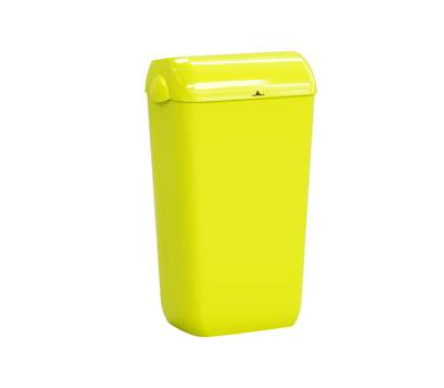 Cestino gettacarte Skin con coperchio 54,5 x 22,5 x 33,5 cm 23 lt giallo fluo - 27482