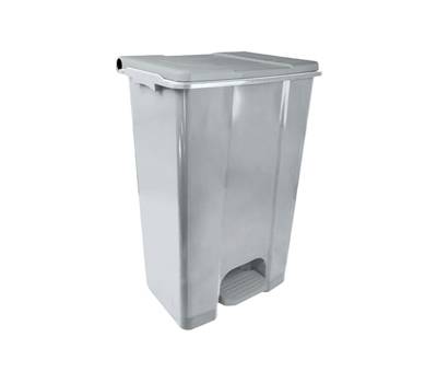Contenitore mobile Ecoconti a pedale 80 lt plastica riciclata grigio - 27484 Contenitore mobile Ecoconti a pedale 80 lt plastica riciclata grigio - 27484
