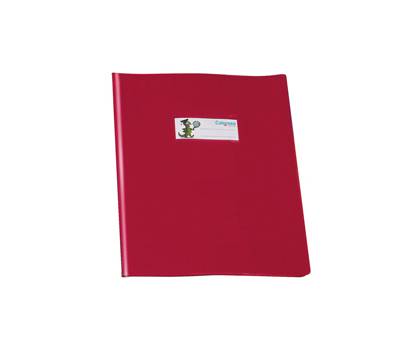 Copriquaderno GreenLine con alette PVC 220 mic A5 lucido coprente rosso - 27288