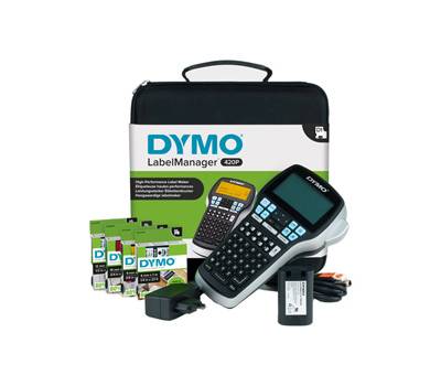 Etichettatrice Label Manager 420P in kit 4 nastri D1 inclusi - 20977