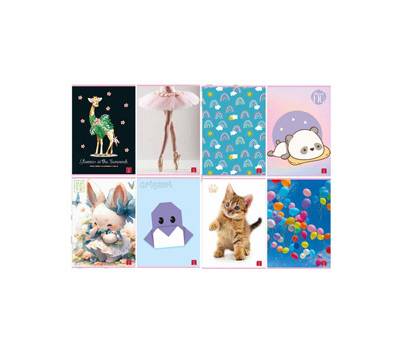 Maxiquaderno assortimento Bimba A4,1 rigo con margine 42 fogli 80 gr - 27325