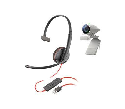 Webcam Studio P5+Cuffia BW 3210 - Poly - 2200-87120-025 - DMwebShop Webcam Studio P5+Cuffia BW 3210 - Poly - 2200-87120-025 - DMwebShop