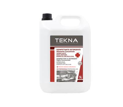 Disinfettante detergente - per superfici - super concentrato - 5 lt - Tekna - k008 - 8009110025899 - DMwebShop