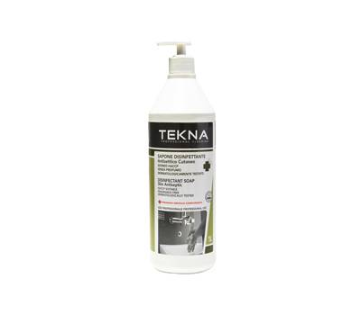 Sapone disinfettante - senza profumo - con dispenser - 1 lt - Tekna - K014 - 8009110025950 - DMwebShop