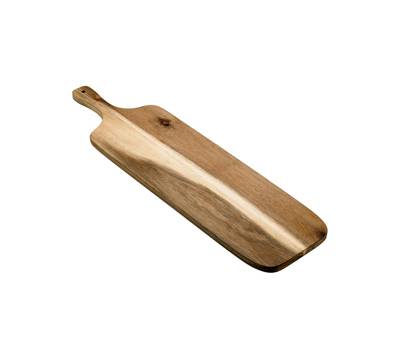 Tagliere con manico - 75 x 20 x 1,6 cm - legno di acacia - Leone - S5010 - 8024112632043 - DMwebShop