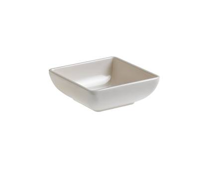 Ciotolina quadrata fingerfood - 7,5 x 7,5 x 2,7 cm - melamina - bianco - Leone - T8163 - 8024112006011 - DMwebShop