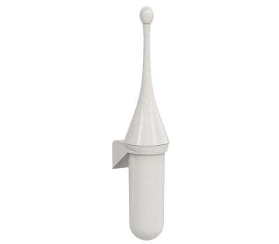 Portascopino da parete Woodplastic - 480 x 113 x 92 mm - bianco - Mar Plast - A65811WD - 8020090107665 - DMwebShop