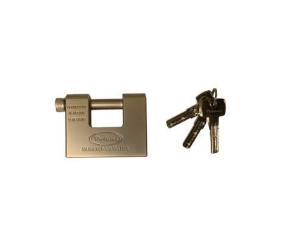Lucchetto monoblocco - per serrande - acciaio temprato - Metalplus - 2950PC.15B - 8027940154671 - DMwebShop