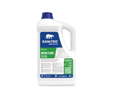 Detergente igienic floor - 5 lt - menta e limone - Sanitec - 1410 - 8032680391149 - DMwebShop