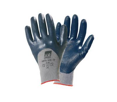 Guanti mechanical Safety Palmpro 113 - per ambienti oleosi - taglia M - grigio-blu - Icoguanti - NNTQ113/M(7) - DMwebShop