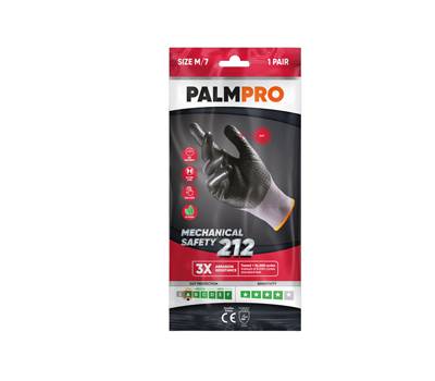 Guanti mechanical Safety Palmpro 212 - taglia XL - grigio-nero - Icoguanti - NNTD-X212/XL(9) - 8005830010825 - DMwebShop