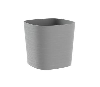 Vaso quadrato Capri - 26 lt - grigio nebbia - Teraplast - 38711038241 - 8051560184886 - DMwebShop