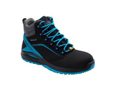Calzatura di sicurezza Streif High - S3 - numero 40 - nero-azzurro ottanio - Rossini - PPRC406-40 - 8056149339756 - DMwebShop