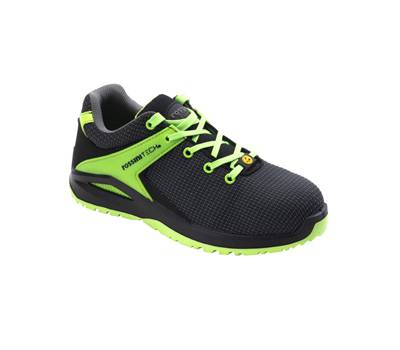 Calzatura di sicurezza Saslong Green - S1P - numero 43 - nero-verde fluo - Rossini - SSRC401-43 - 8056149339107 - DMwebShop