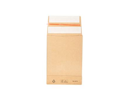 Sacchetti a fondo quadro E-Green - C5 - 16,2 x 22,9 x 4 + 10 cm - carta kraft avana - conf. 250 pezzi - Bong Packaging - 69112 - 4026283664407 - DMwebShop