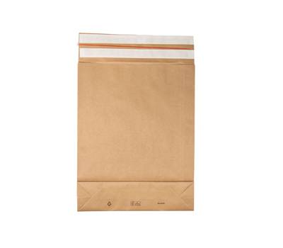 Sacchetti a fondo quadro E-Green - 40 x 50 x 10 + 10 cm - carta kraft avana - conf. 100 pezzi - Bong Packaging - 69116 - 4026283664445 - DMwebShop