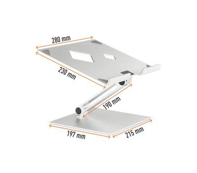 Supporto alza notebook Rise - da 10' a 17' - Durable - 5050-23 - 4005546732145 - DMwebShop