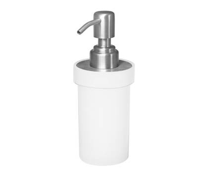 Dispenser per sapone - PVC - bianco - Laminart - AC302/B.AS - DMwebShop