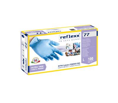 Guanti in nitrile R77 taglia L azzurro - 27922