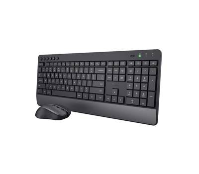 Set tastiera wireless e mouse wireless ultrasilenzioso Trezo - 28080