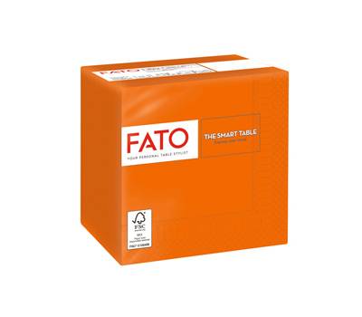 Tovagliolo carta 24 x 24 cm 2 veli arancio - 27688 Tovagliolo carta 24 x 24 cm 2 veli arancio - 27688