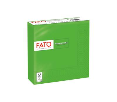 Tovagliolo carta 33 x 33 cm 2 veli verde smeraldo - 27682