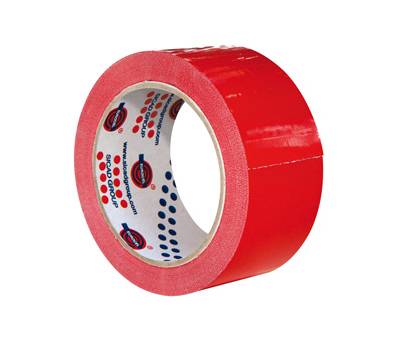 Nastro adesivo 350 - 5 cm x 66 mt - PVC - rosso - conf. 6 pezzi - Eurocel - 000401366 - 30779CNF1PZ6 - DMwebShop