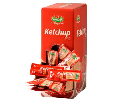 Ketchup in bustina monodose - 15 gr - conf. 250 pezzi - Viander - 15490 - 8025797154905 - DMwebShop