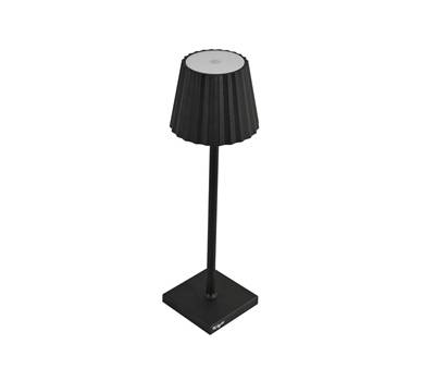 Lampada - da tavolo - a LED - 10 x 10 x 38 cm - alluminio-pmma - nero - King Collection - L1776620 - 8023755058142 - DMwebShop