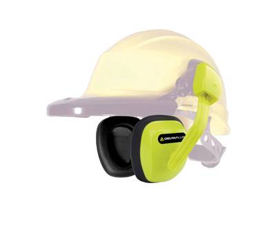 Cuffie antirumore Suzuka2 - per elmetti - giallo fluo - Deltaplus - SUZU2JAFL - 3295249168841 - DMwebShop