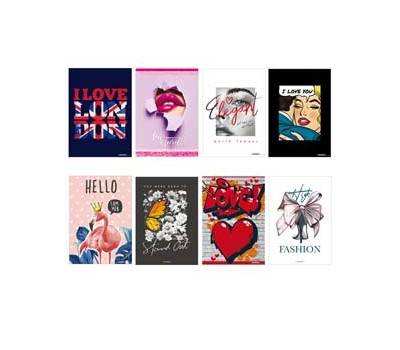 Maxiquaderno Teen Girl 2023 - A4 - 1 rigo - con margine - 21 fogli - 80 gr - conf. 10 pezzi - Blasetti - 8282 - 8007758282827 - DMwebShop
