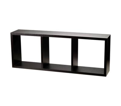 Scaffale Cubo - 3 ripiani MDF - 30 x 15 x 80 cm - wenge - King Collection - M1106052/A - 8023755046422 - DMwebShop